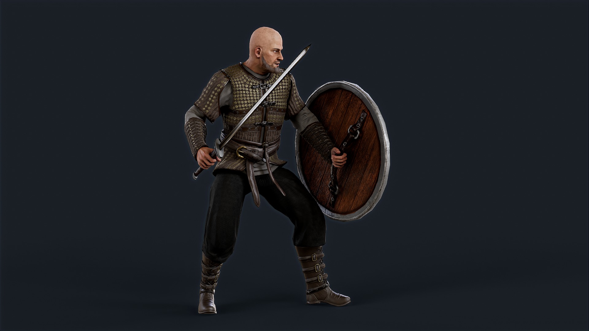 VIKING R 4  Low-poly 3D model_3