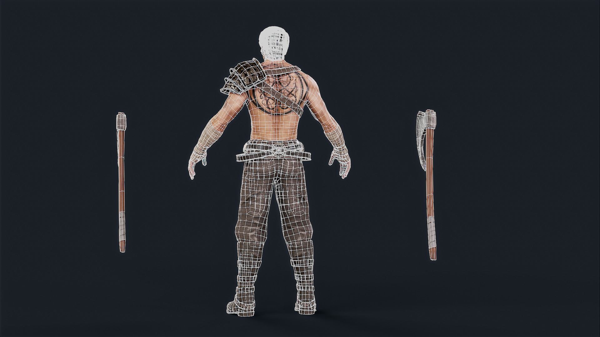 VIKING R 6 BERSERKER Low-poly 3D model_13