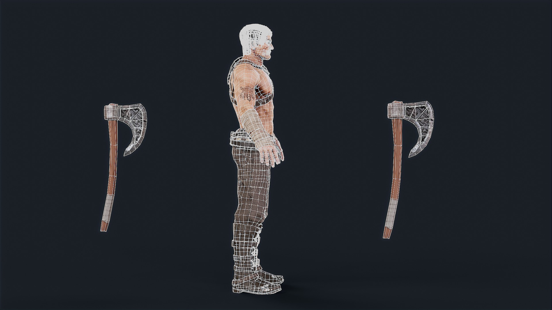 VIKING R 6 BERSERKER Low-poly 3D model_11