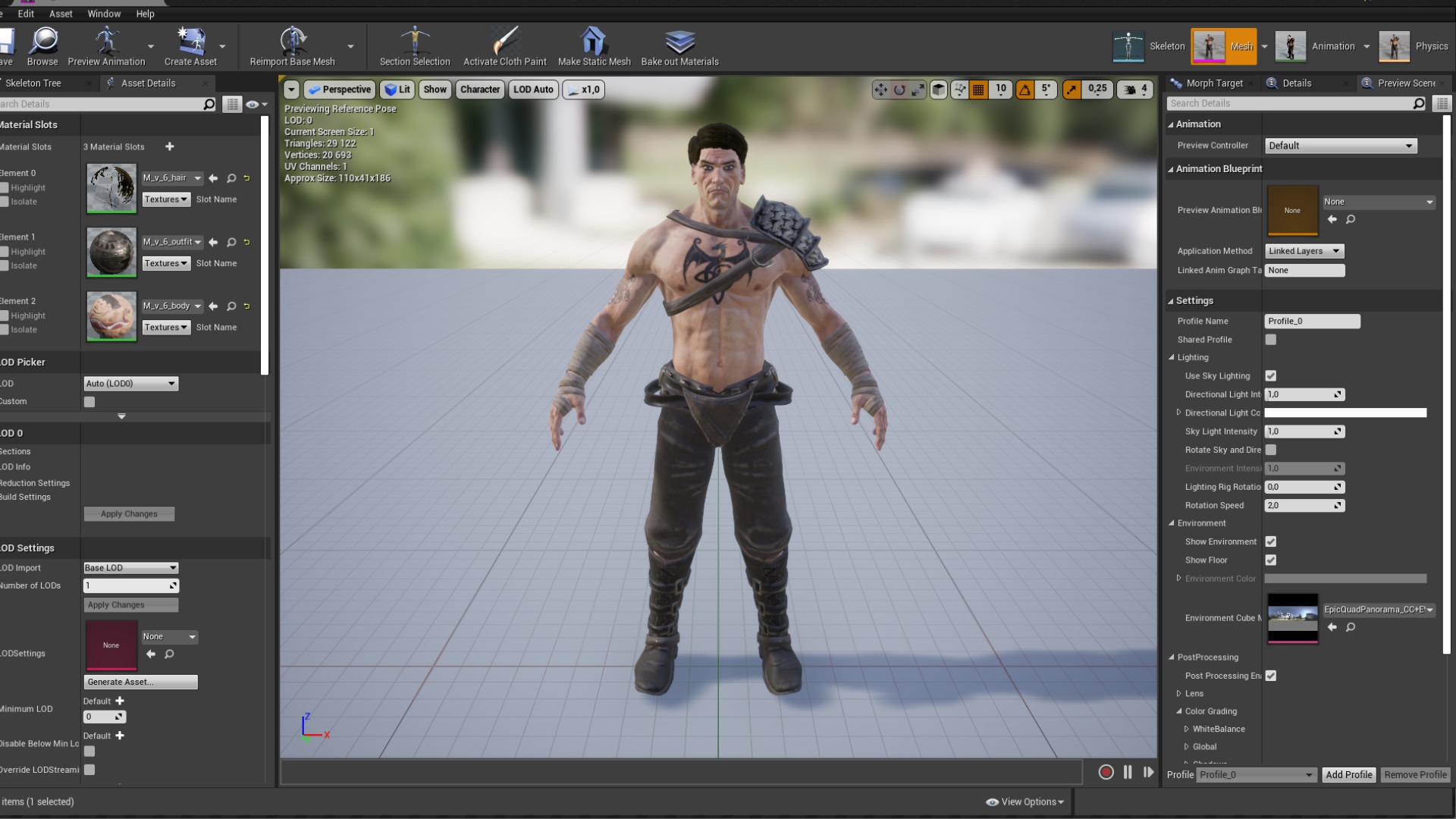 VIKING R 6 BERSERKER Low-poly 3D model_16