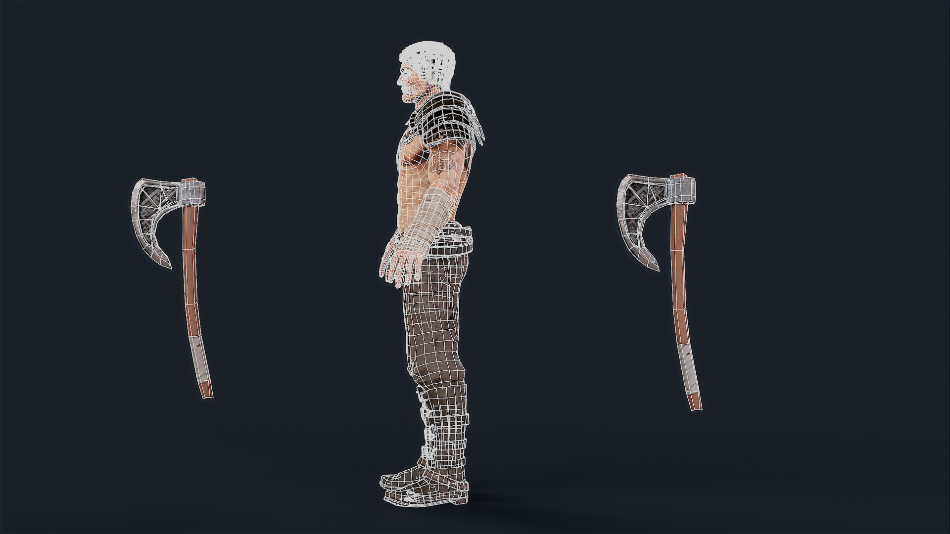 VIKING R 6 BERSERKER Low-poly 3D model_14
