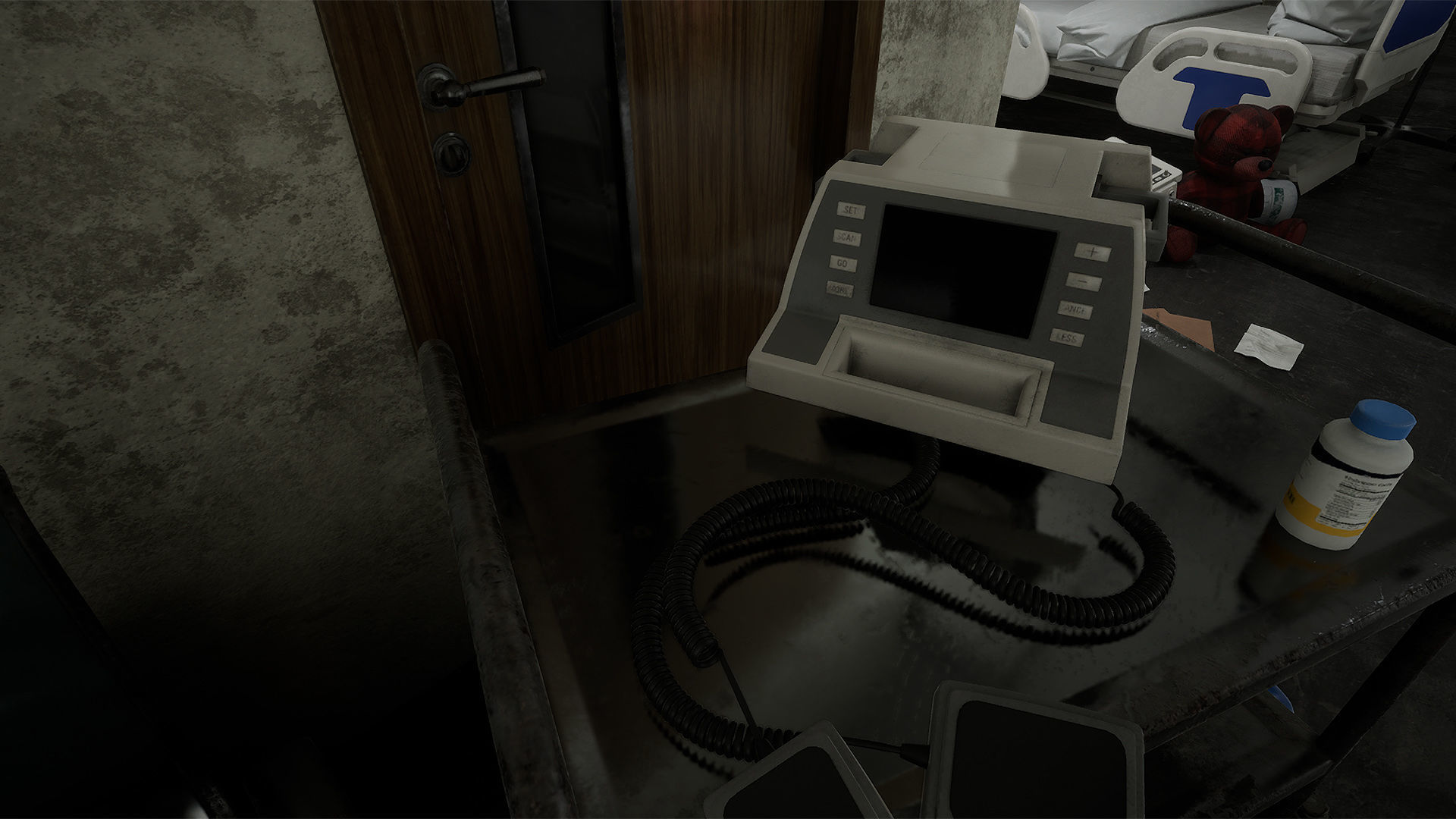 Hospital Horror Low-poly 3D model_5