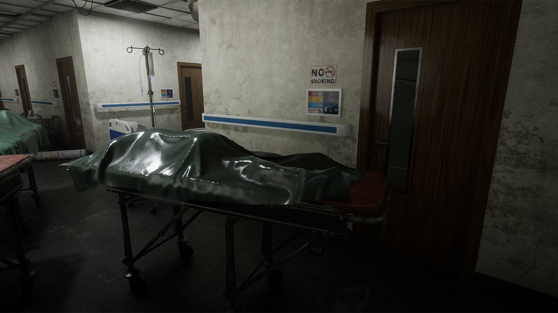 Hospital Horror Low-poly 3D model_11
