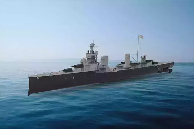 Giussano-class cruiser 3D model