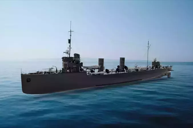 G101-class torpedo boat 3D model