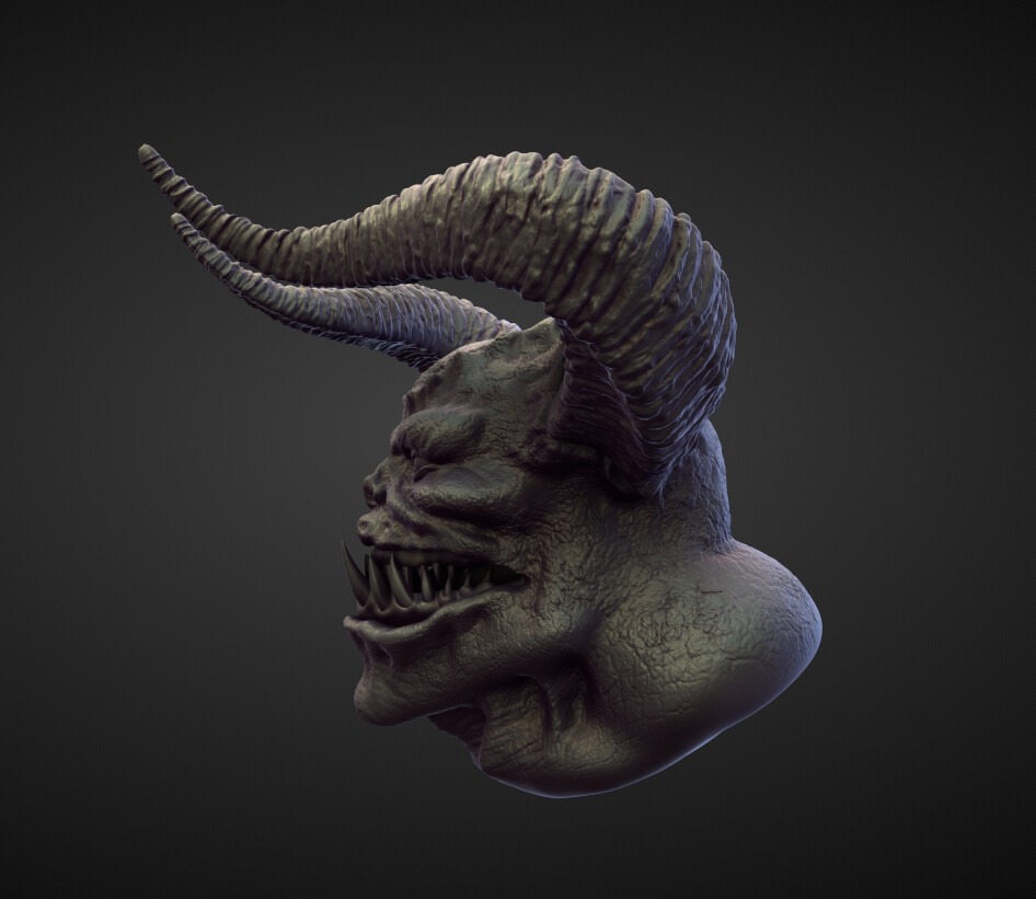 HEAD59 high poly sculpt 3D model_1
