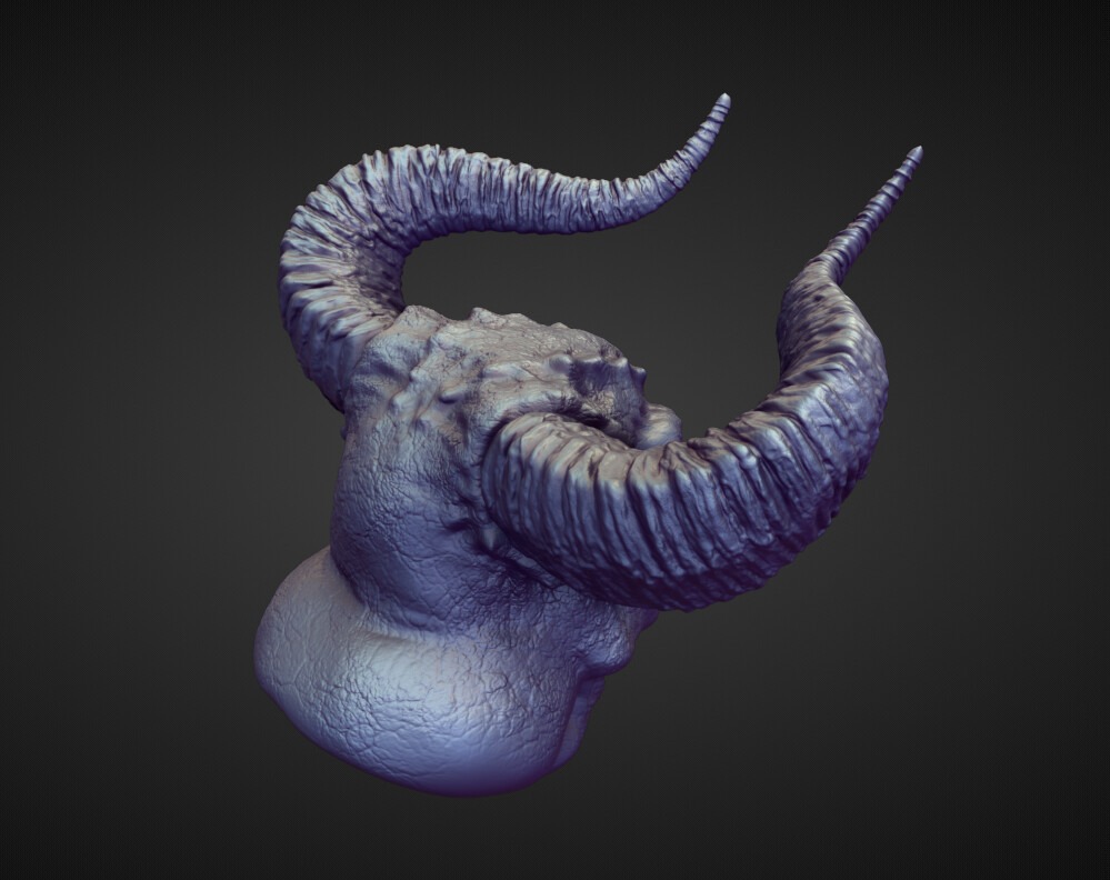 HEAD59 high poly sculpt 3D model_2