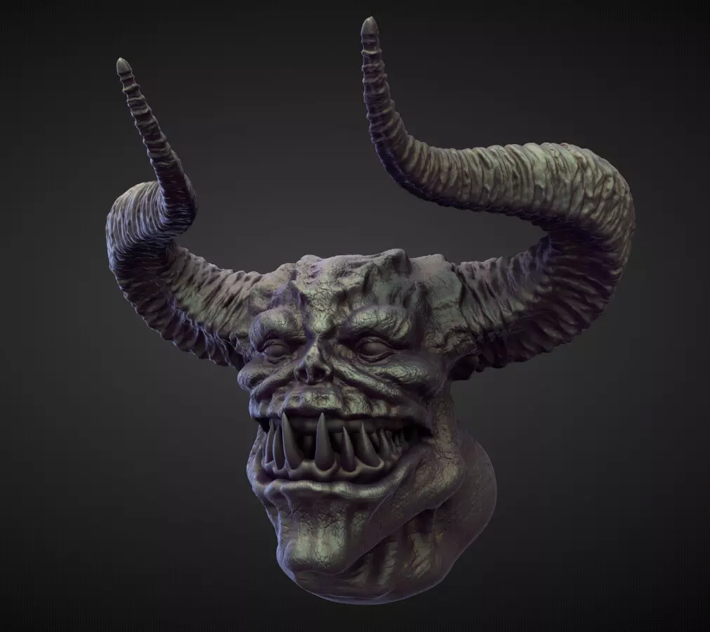 HEAD59 high poly sculpt 3D model_0