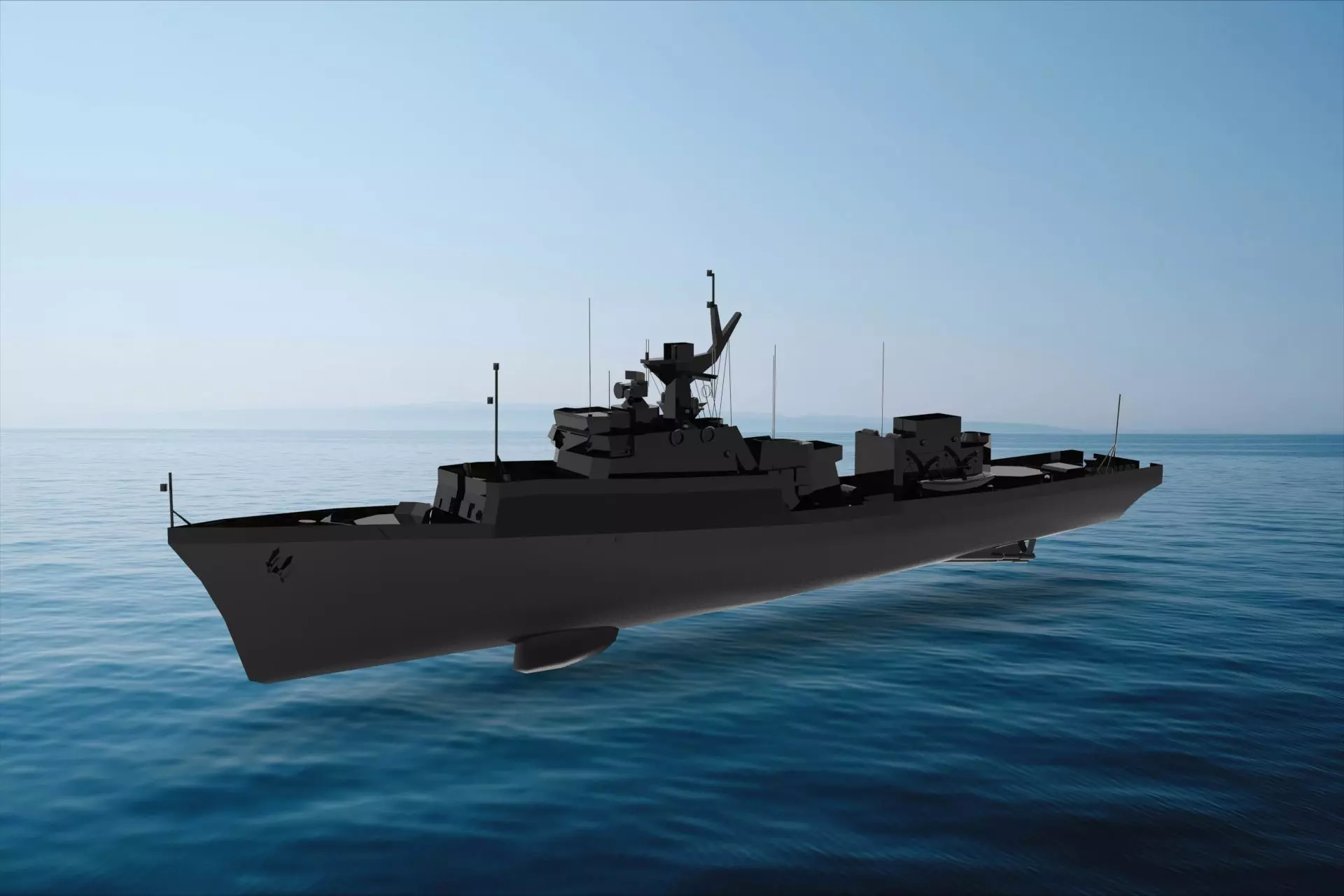 Grisha-class corvette 3D model_0