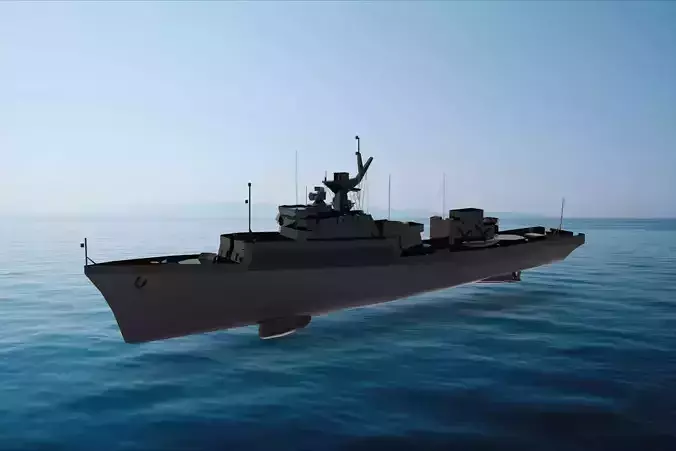 Grisha-class corvette 3D model
