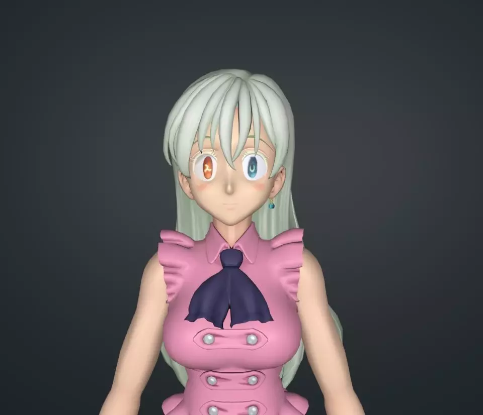 elizabeth 3D model_0
