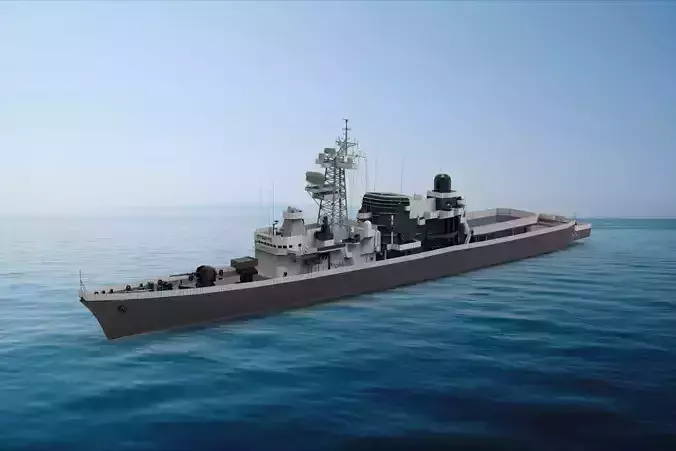 Hatsuyuki-class destroyer 3D model