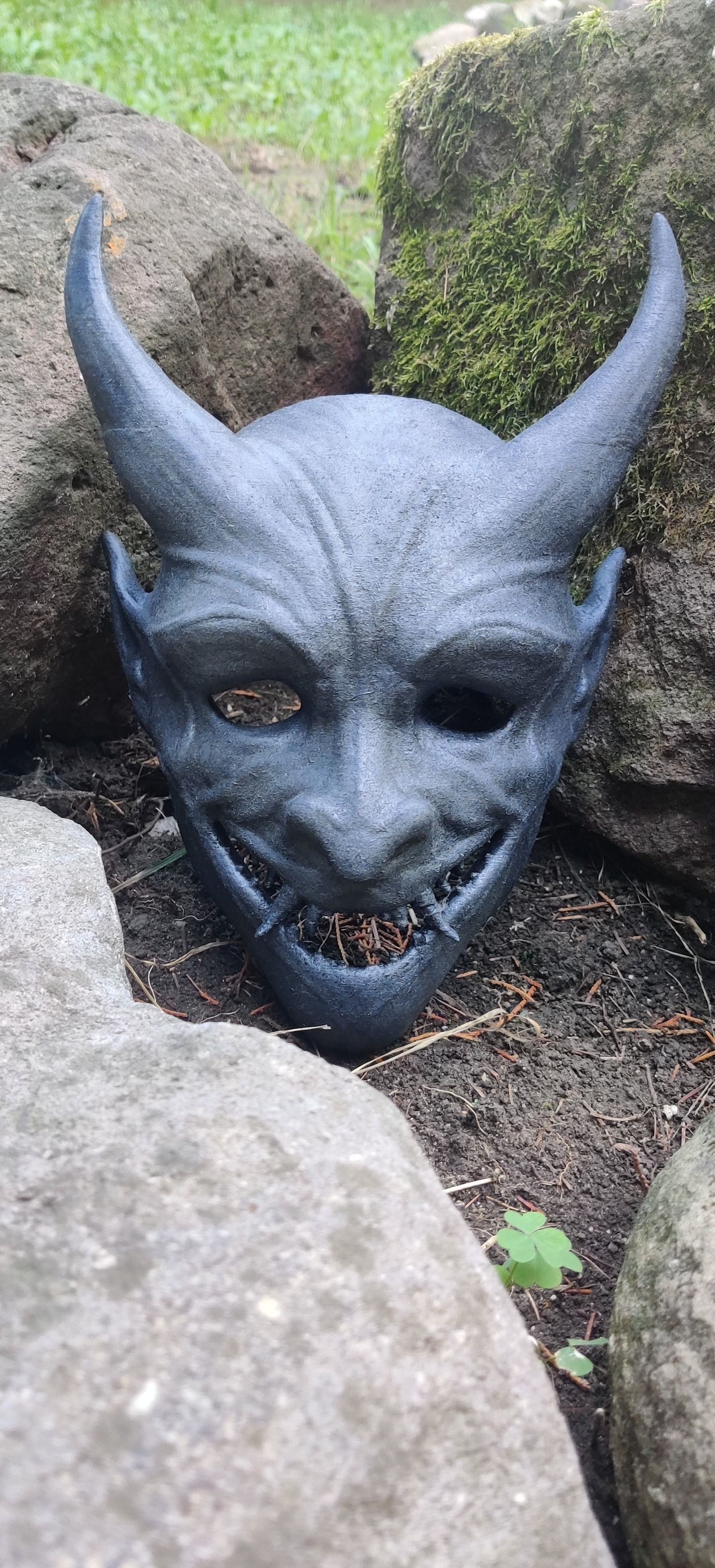 Demon Mask 3D print model_2