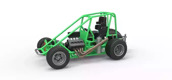 Midget car Base Scale 1 to 25
