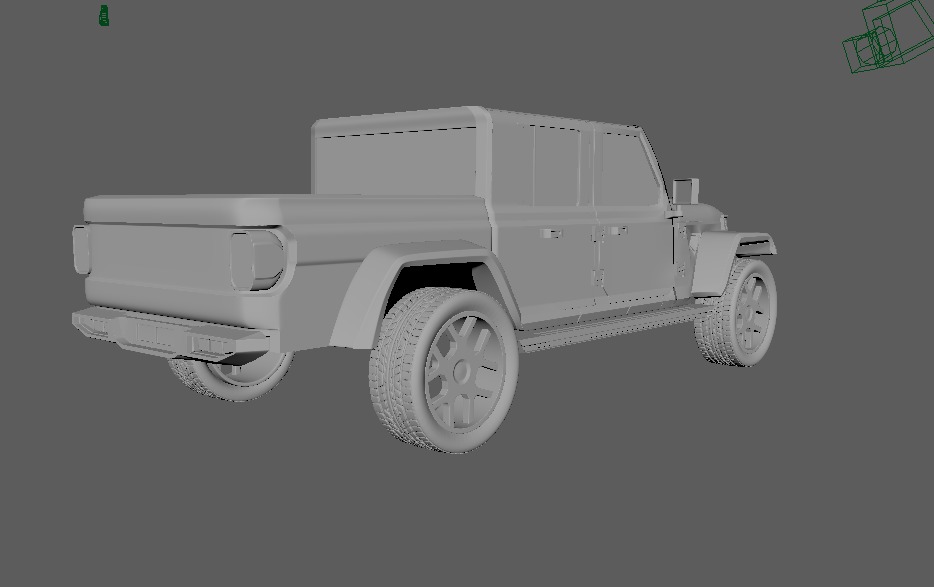 Jeep Wrangler Low-poly 3D model_18
