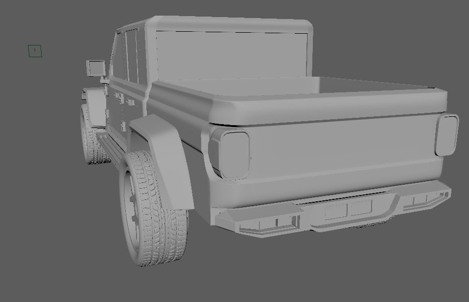 Jeep Wrangler Low-poly 3D model_17