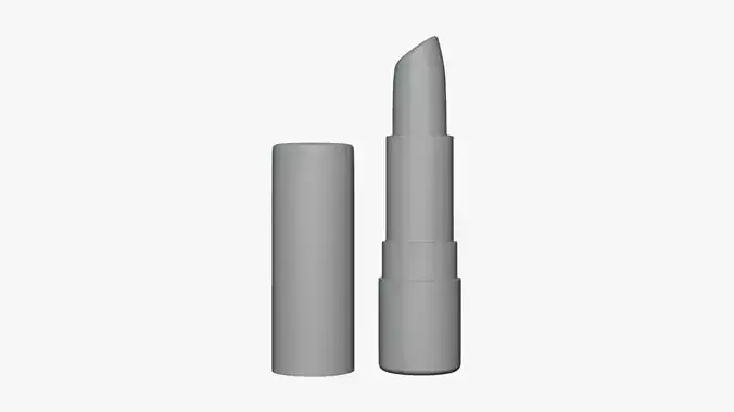 Basic Lipstick Tube - Geometry Only No Textures No Materials