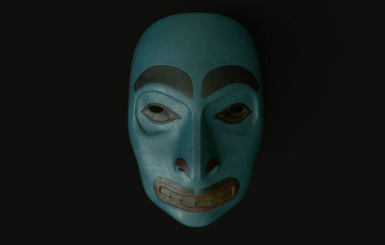 Shaman Mask 3D print model_1