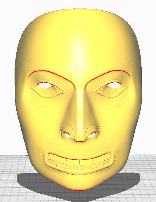 Shaman Mask 3D print model_2