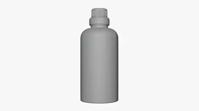 Basic Detergent Bottle - Geometry Only No Textures No Materials