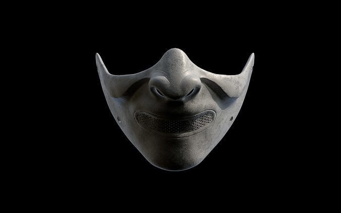 SAMURAI MASK - MEMPO - FACEMASK 3D print model