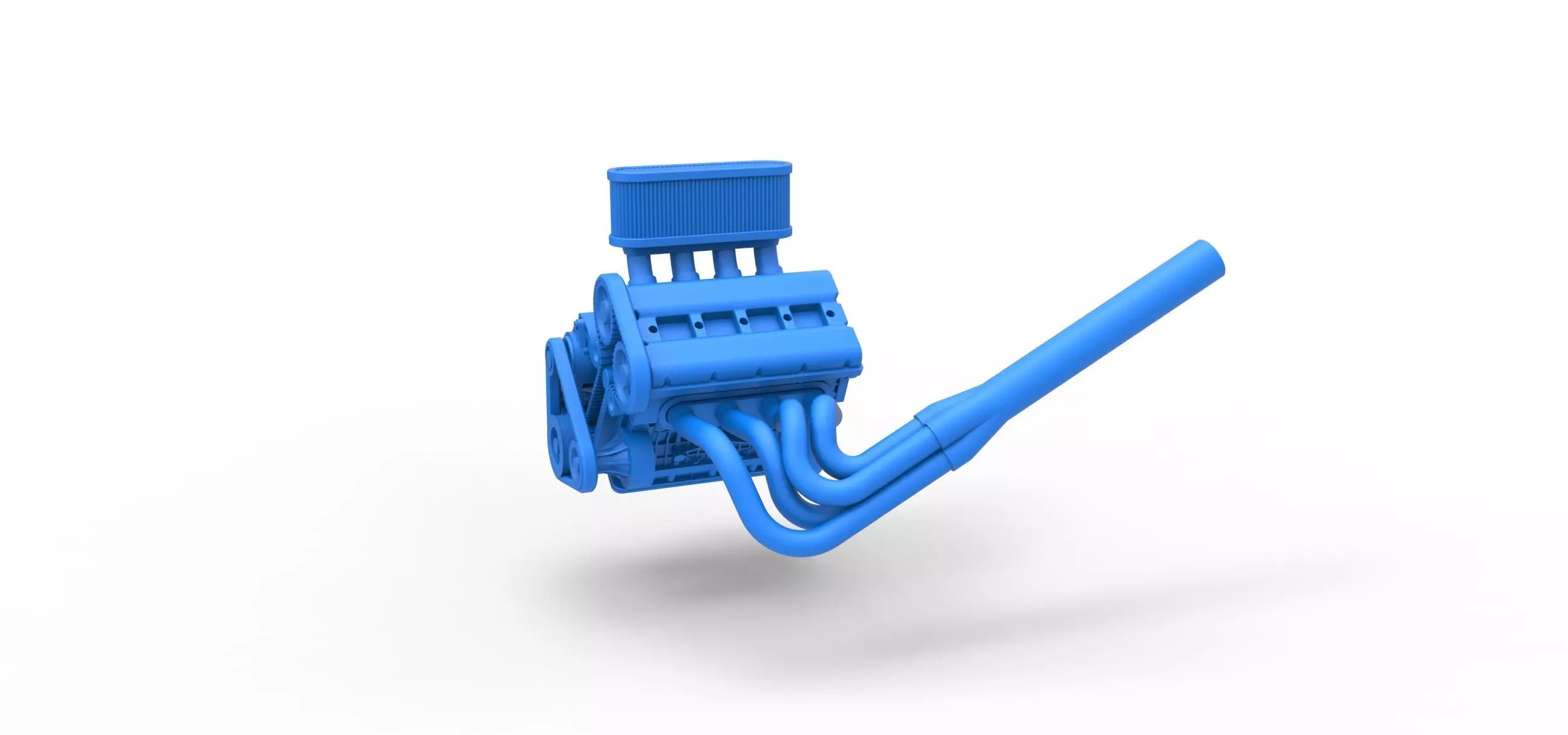 Engine of Midget car Scale 1 to 25 3D print model