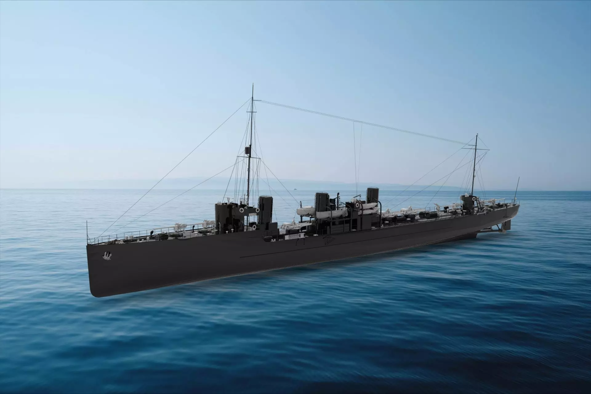 Izyaslav-class destroyer 3D model_0