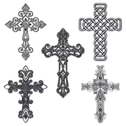 5 Christian cross V 02