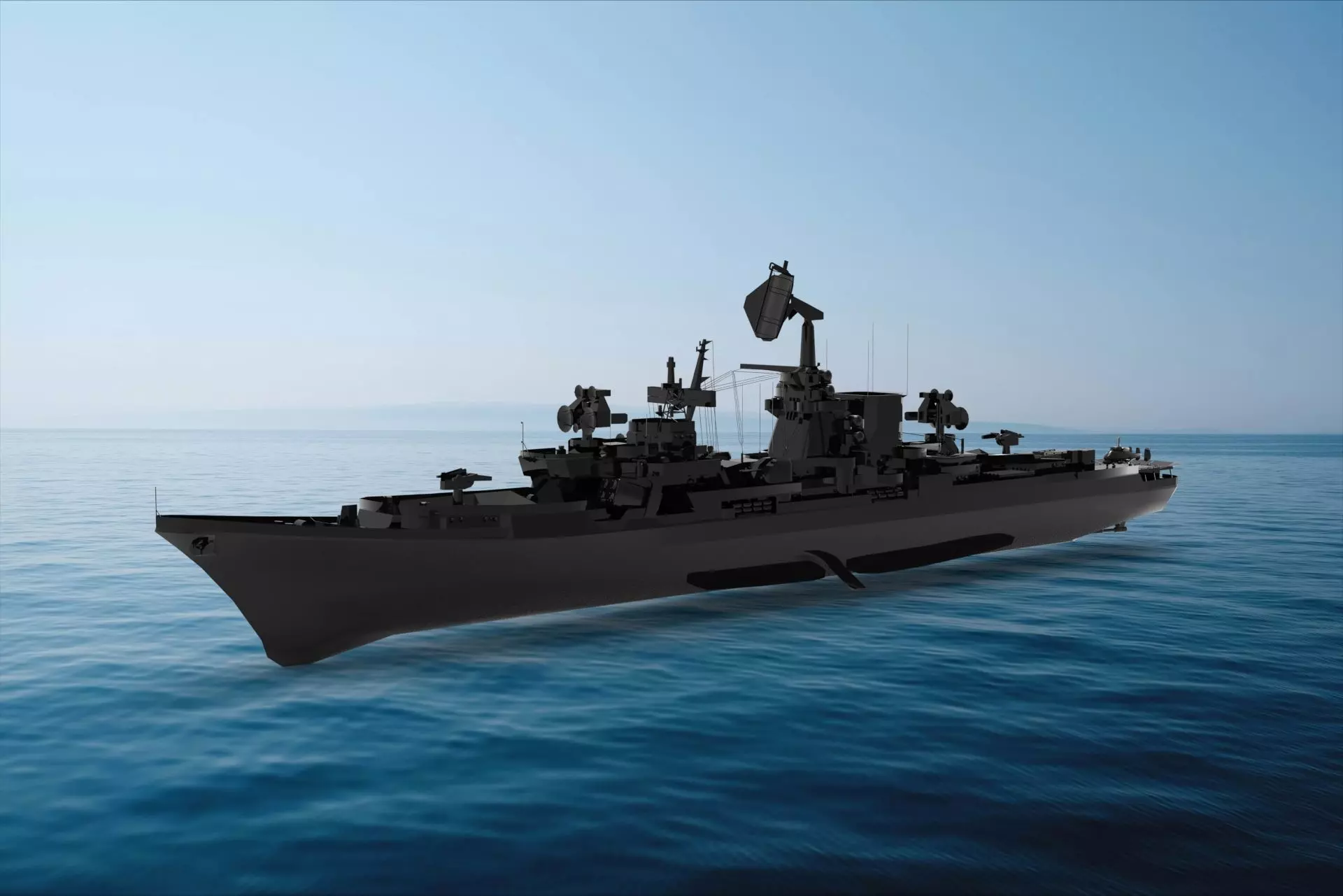 Kara-class cruiser 3D model_0