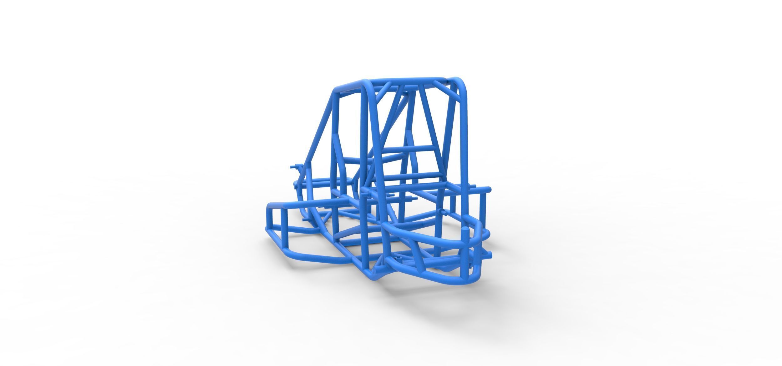 Frame of Midget car Scale 1 to 25 3D print model_9