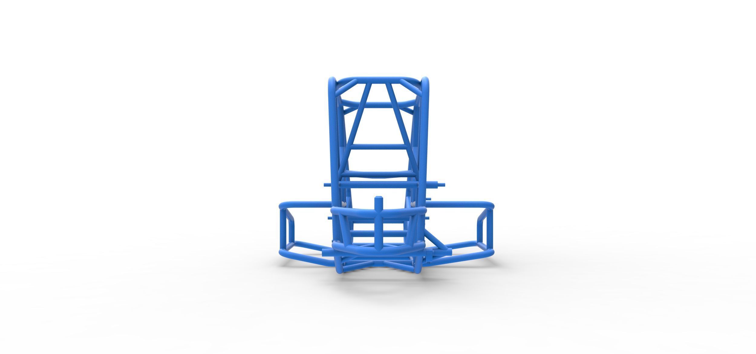 Frame of Midget car Scale 1 to 25 3D print model_10