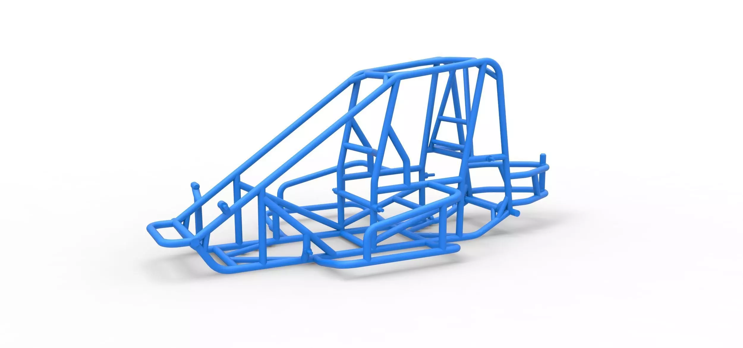 Frame of Midget car Scale 1 to 25 3D print model_0