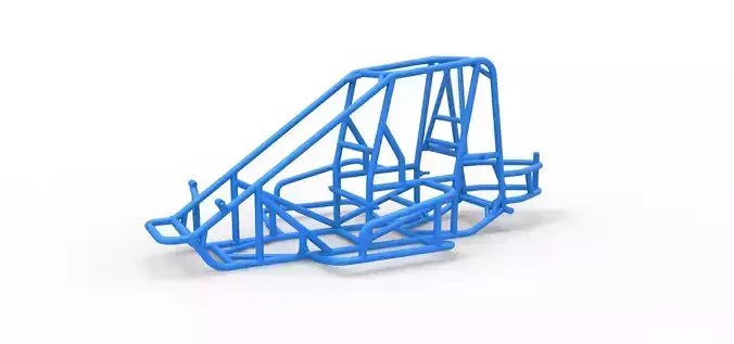 Frame of Midget car Scale 1 to 25
