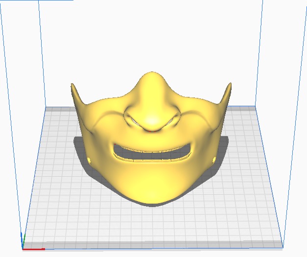 SAMURAI MASK - MEMPO 3D print model_2