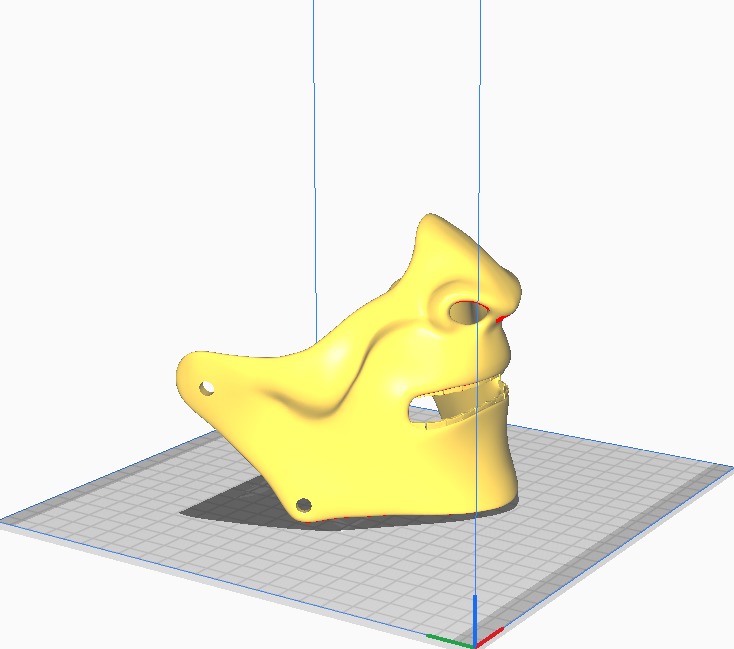 SAMURAI MASK - MEMPO 3D print model_3