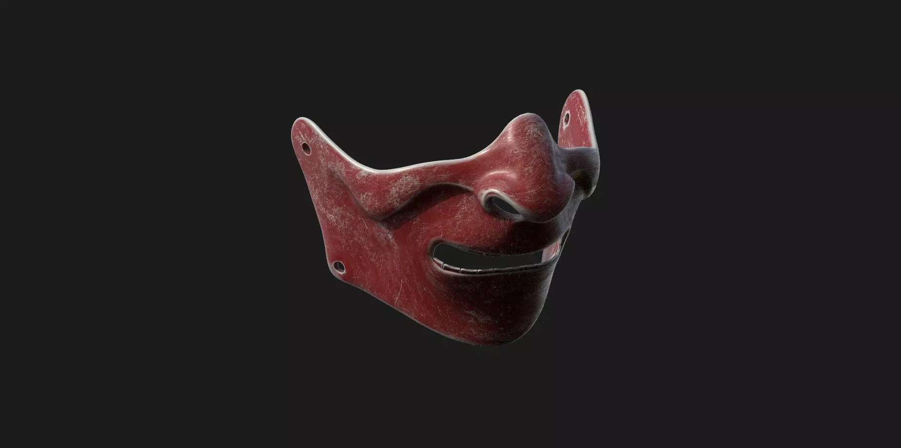 SAMURAI MASK - MEMPO 3D print model_0
