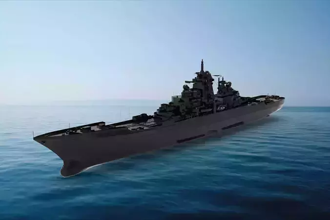 Kirov-class battlecruiser 3D model