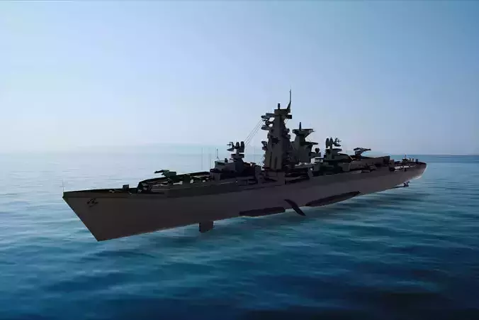Kresta - class cruiser 3D model