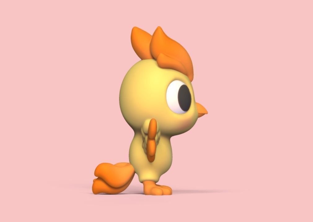 Baby Phoenix 3D print model_3
