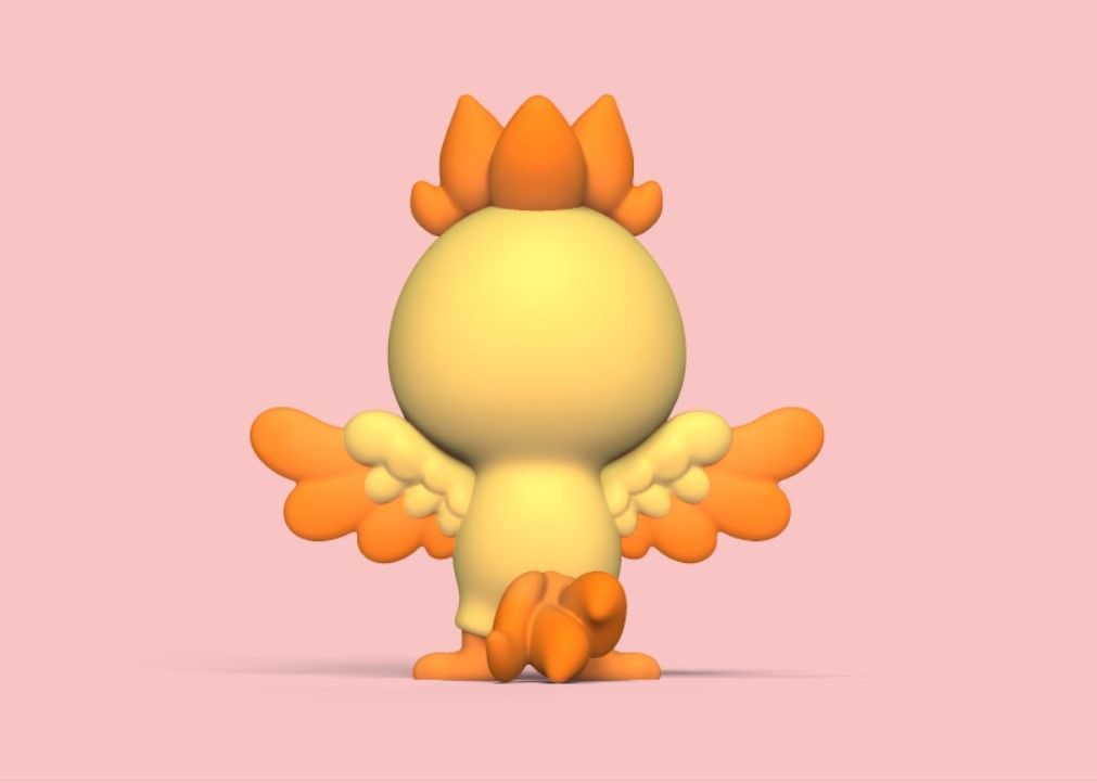 Baby Phoenix 3D print model_4