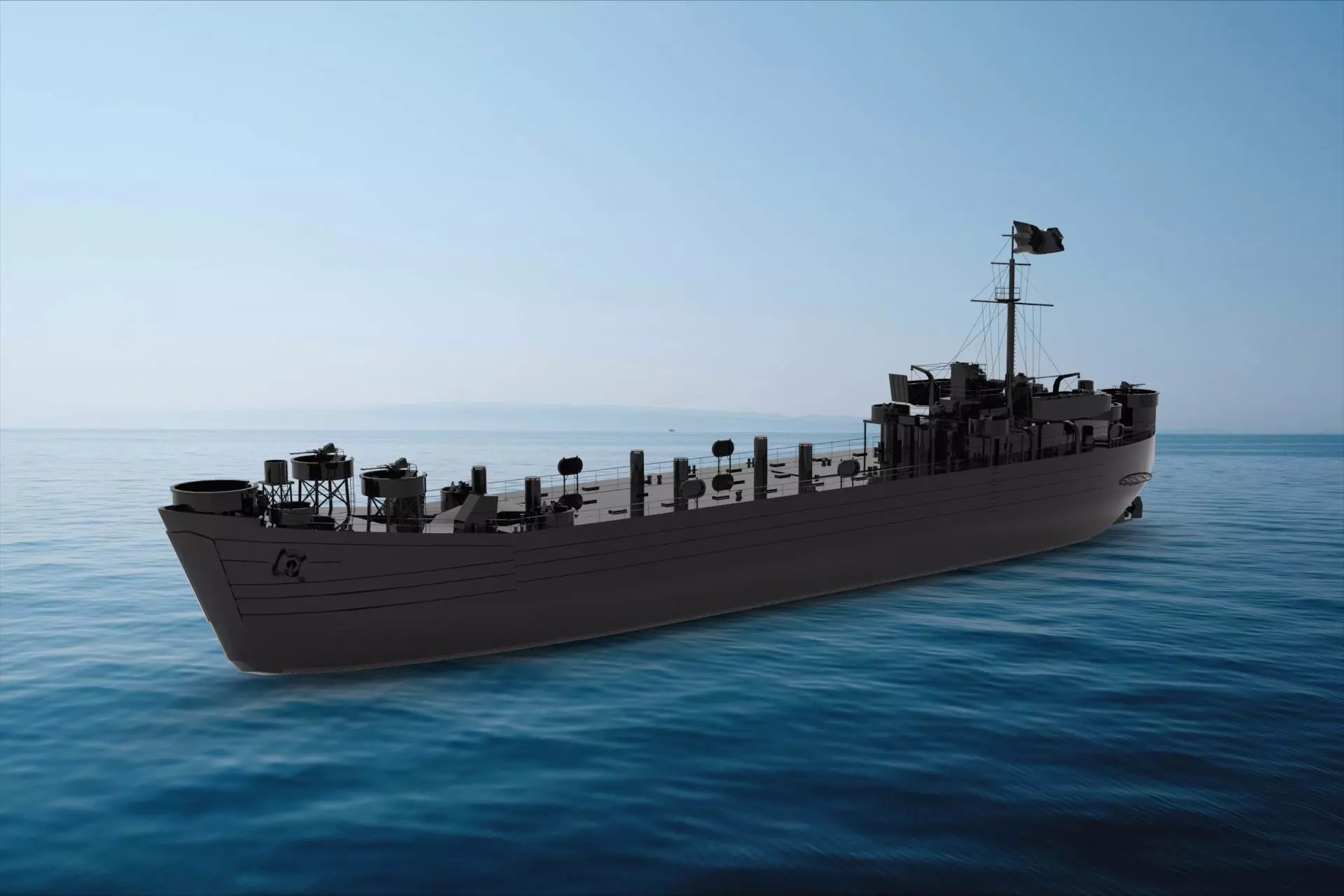 oil tanker 3D model_0