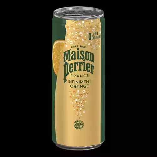 Perrier Slim Forever Orange Can Drink