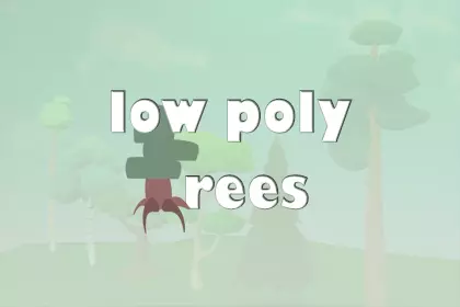 Low Poly Trees Free low-poly 3D model