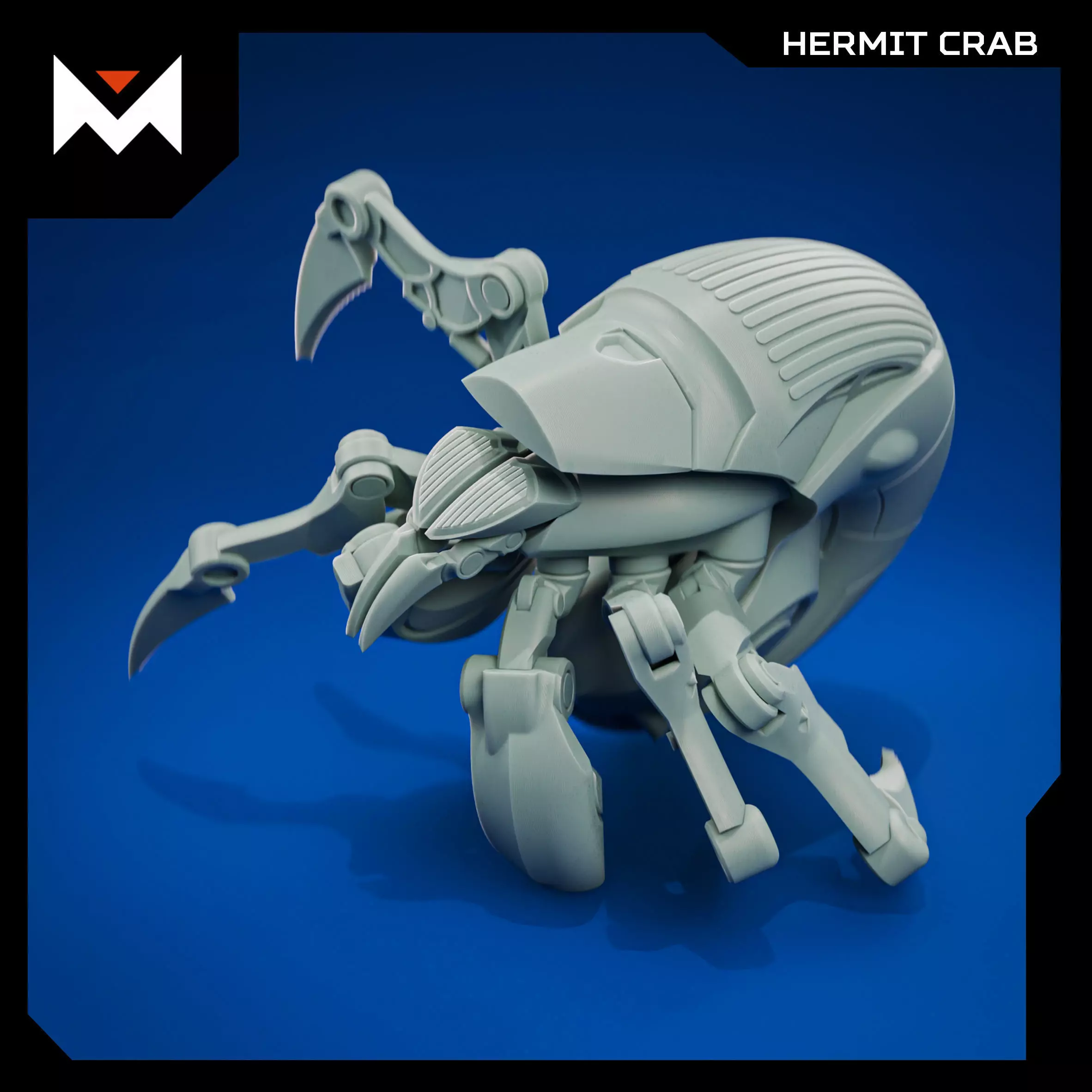 Hermit crab 3D print model_0