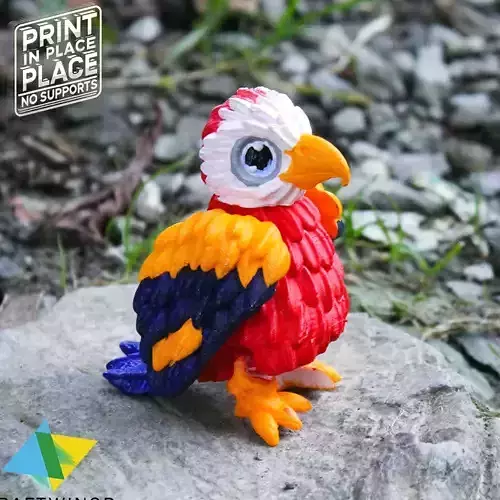 Print in place Flexy tiny Eagle
