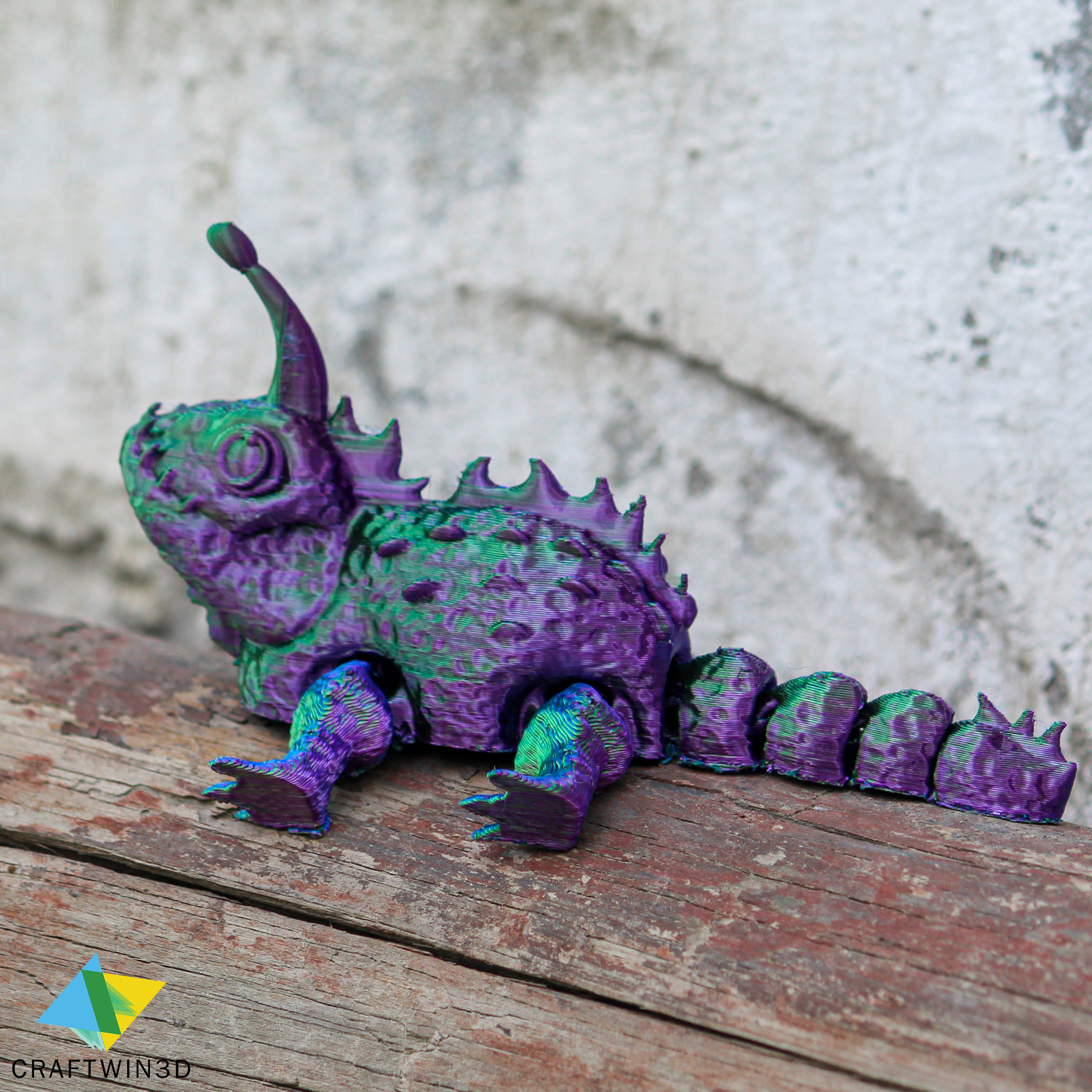 Flexy lumosaur 3D print model_4