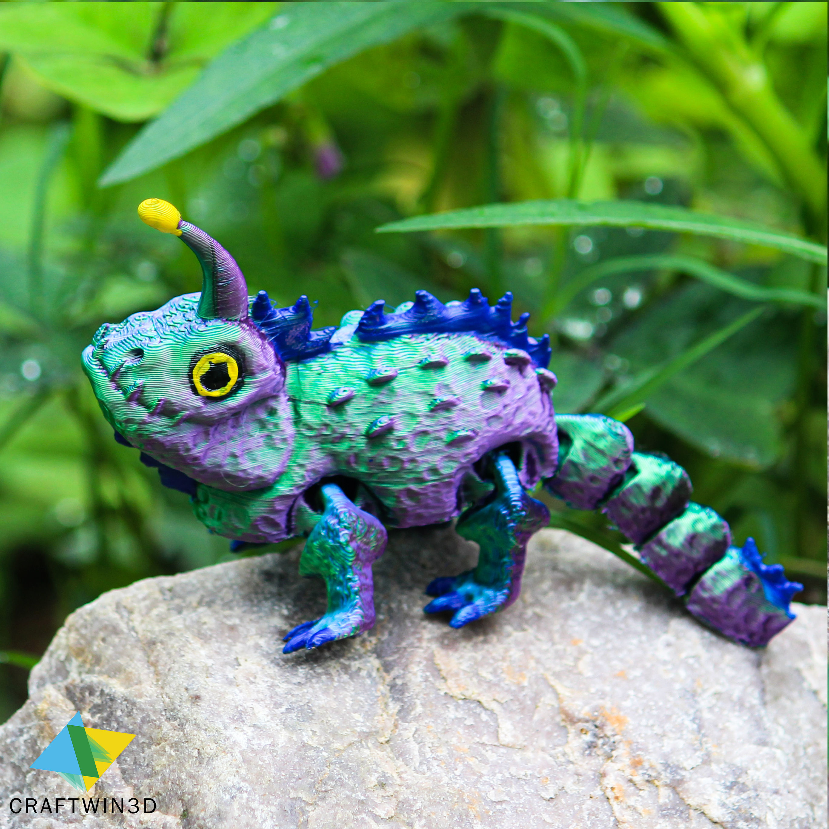 Flexy lumosaur 3D print model_3