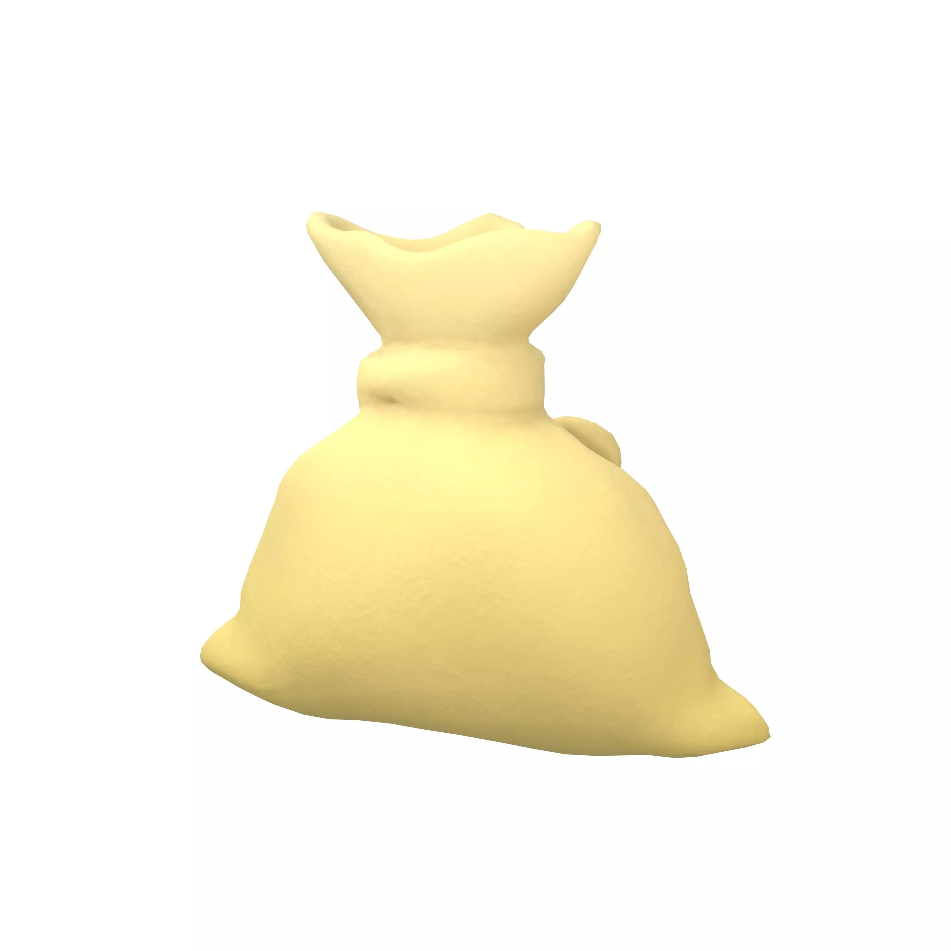 Cartoon Bag v1 001 Low-poly 3D model_0