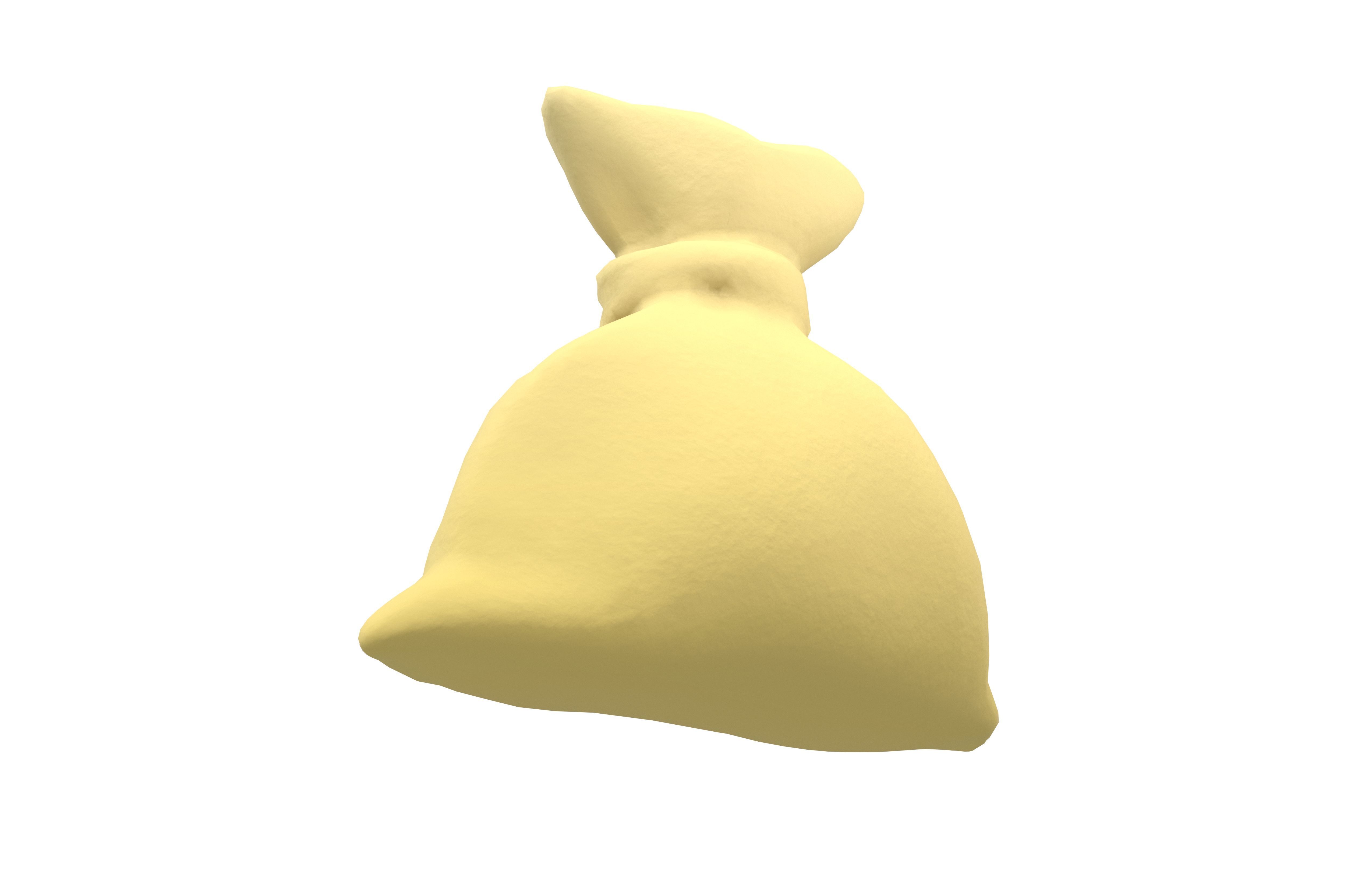 Cartoon Bag v1 001 Low-poly 3D model_3
