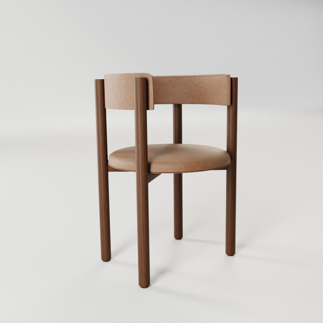 32 Modern Chair Models for Blender 3D model_8